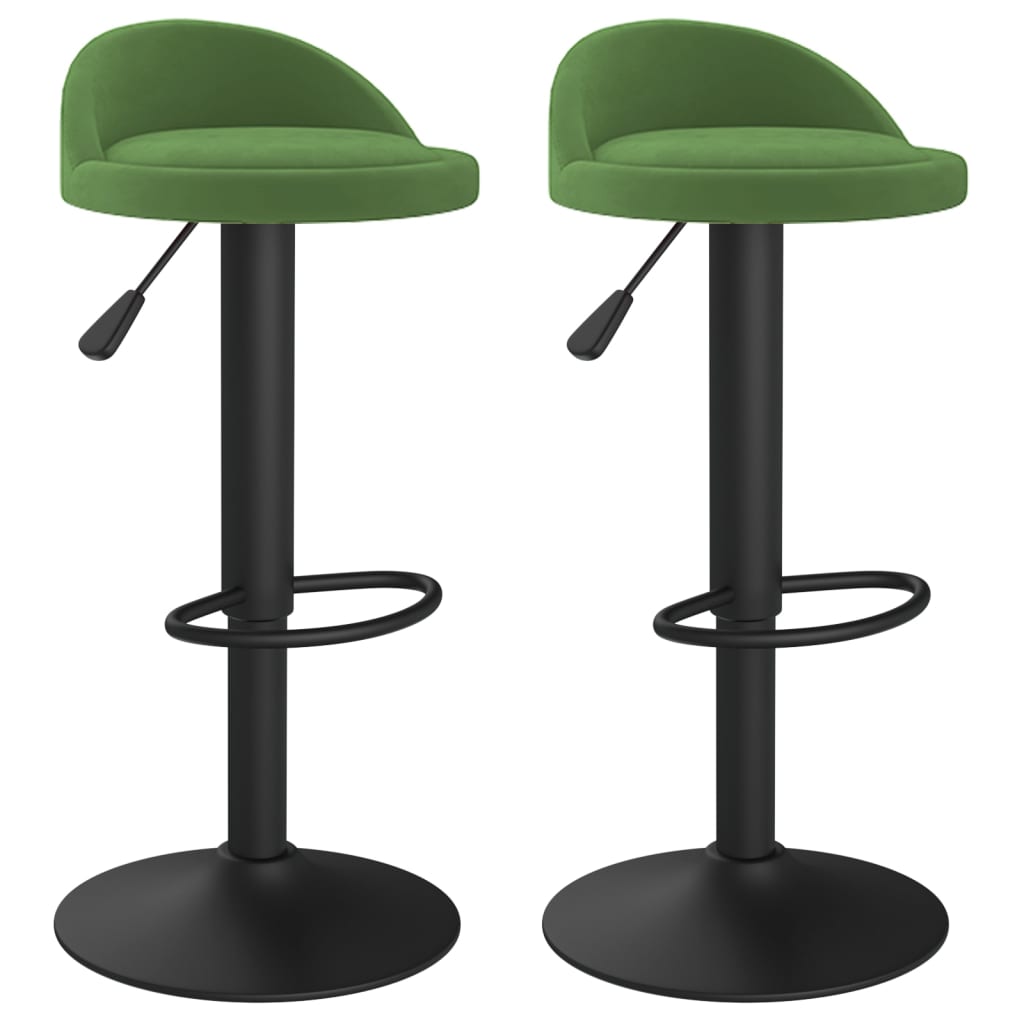 Barhocker Dunkelgrün Samt