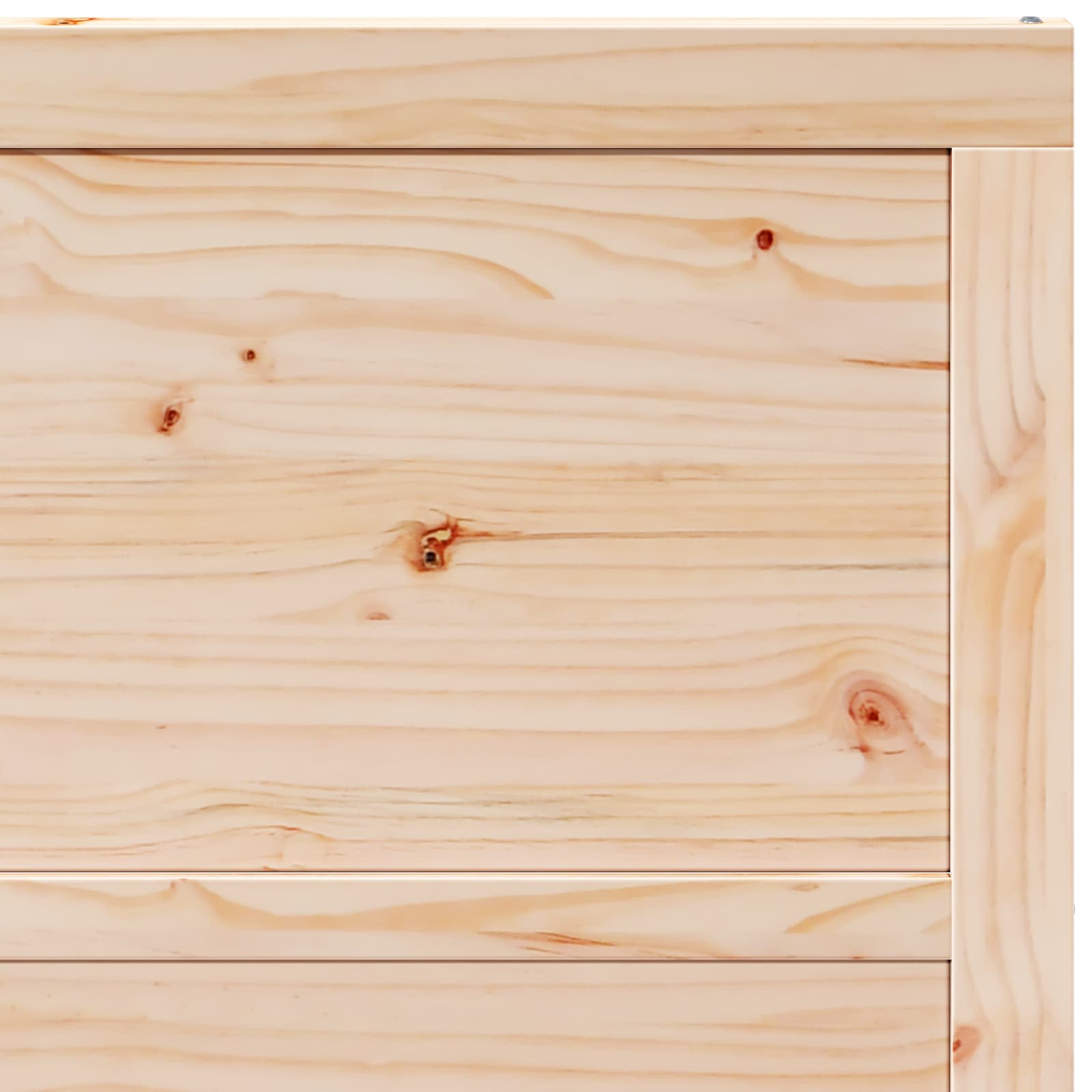 Scheunentür Natur 100 x 2,5 x 208 cm Massives Kiefernholz