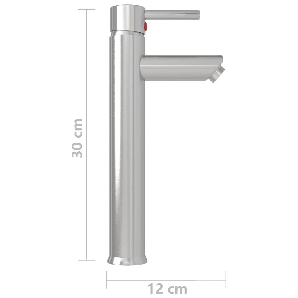 Badezimmer Mischbatterie Grau 12x30 cm