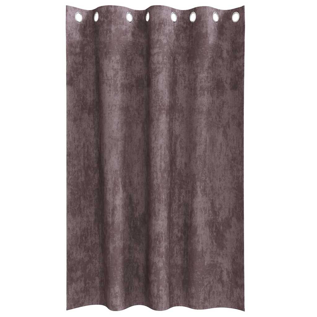 Samtvorhänge mit Vorhängen 2 pcs Weinrot 140 x 140 cm Samt