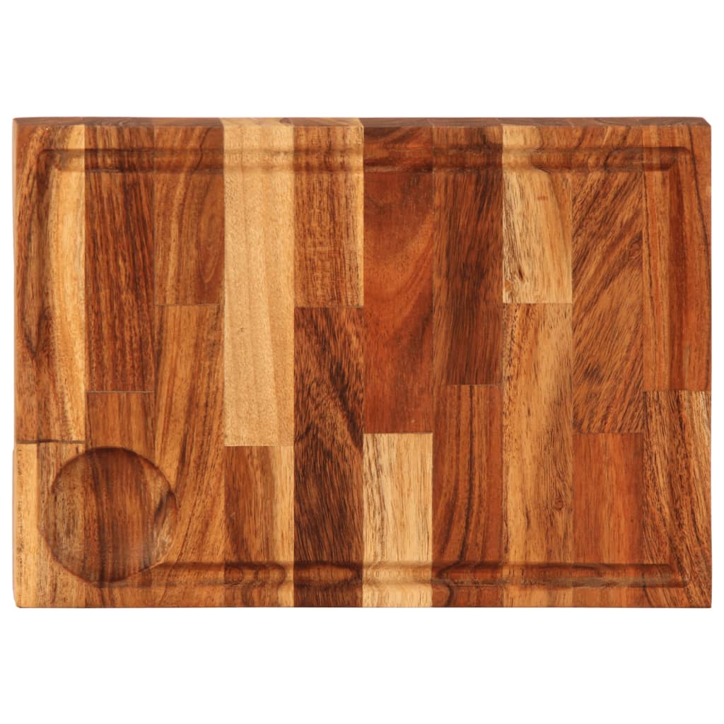 Schneidebrett 42x30x4 cm Massivholz Akazie