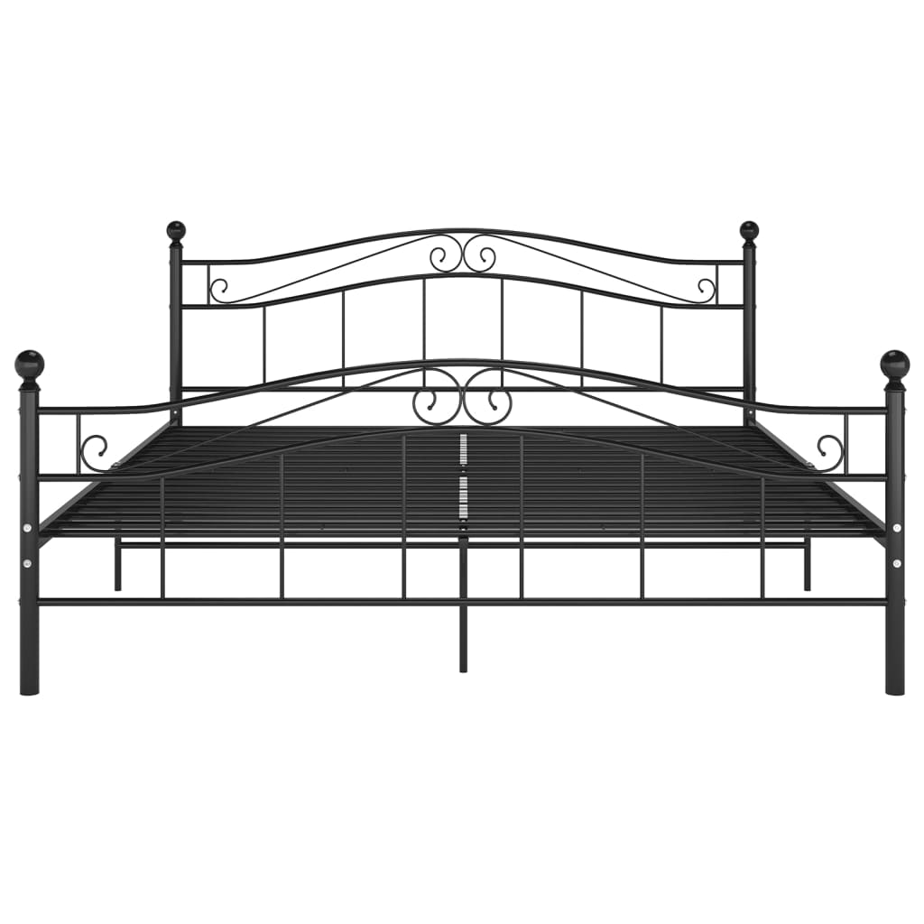 Bett Weiß Metall 120x200 cm