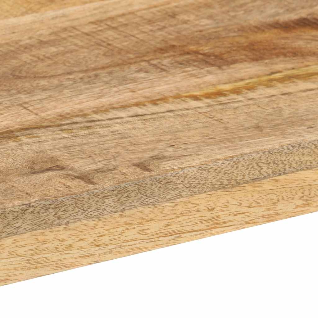 Konsolentisch 120x35x76 cm Stahl und Massivholz Mango