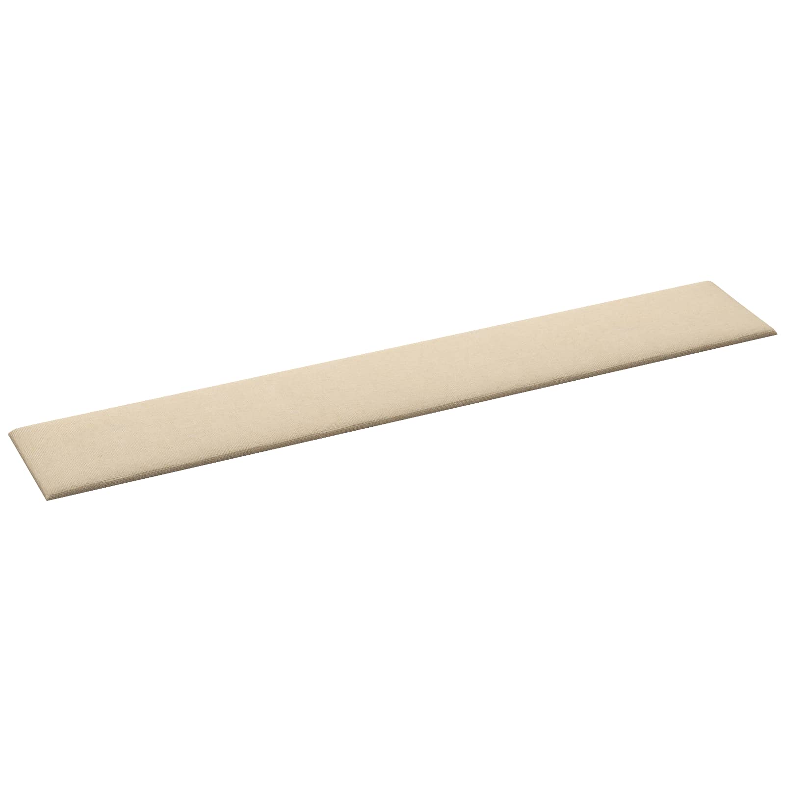 Wandkopfteilen 12 pcs 30 x 15 cm Creme Stoff