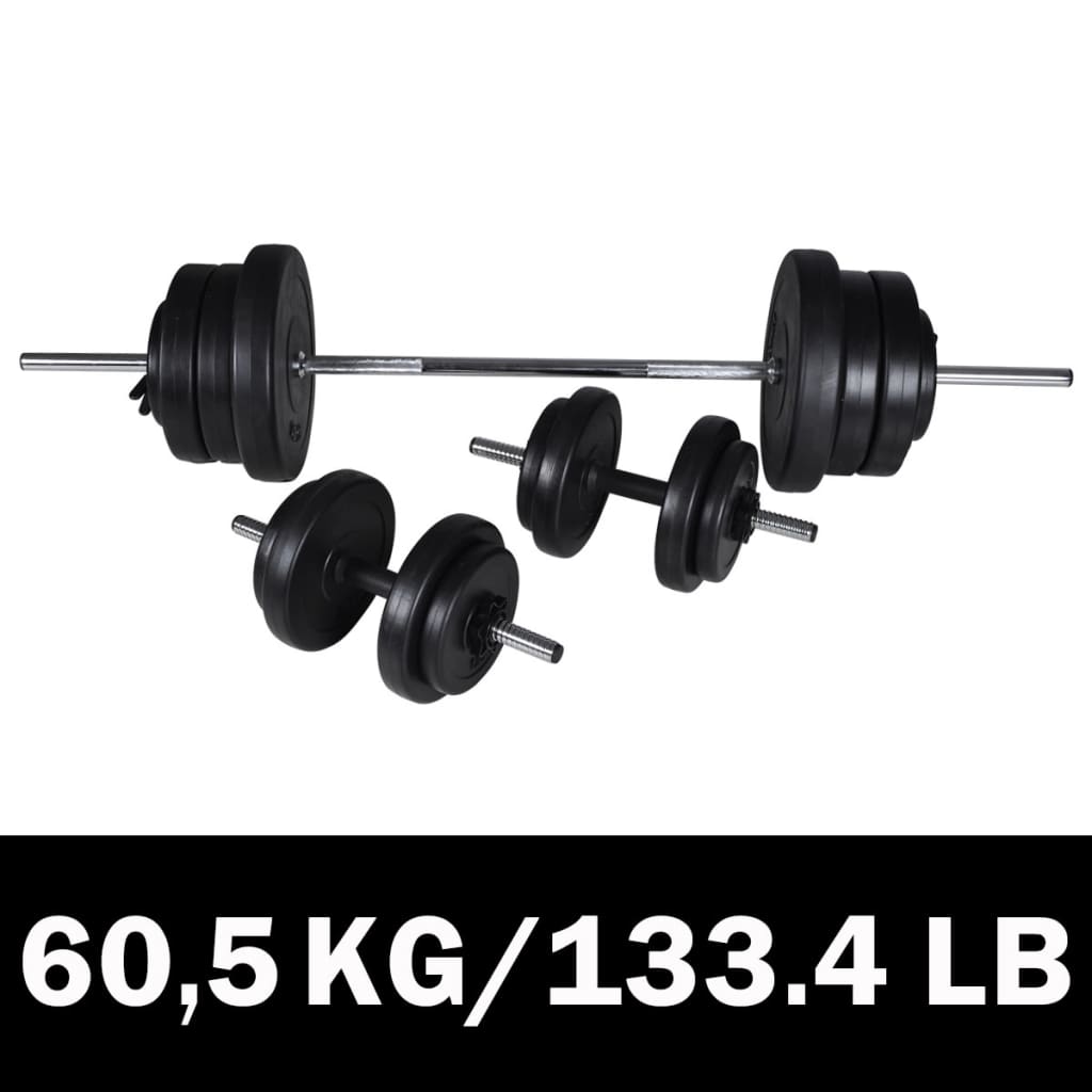 Langhantel mit Gewichten 60 kg
