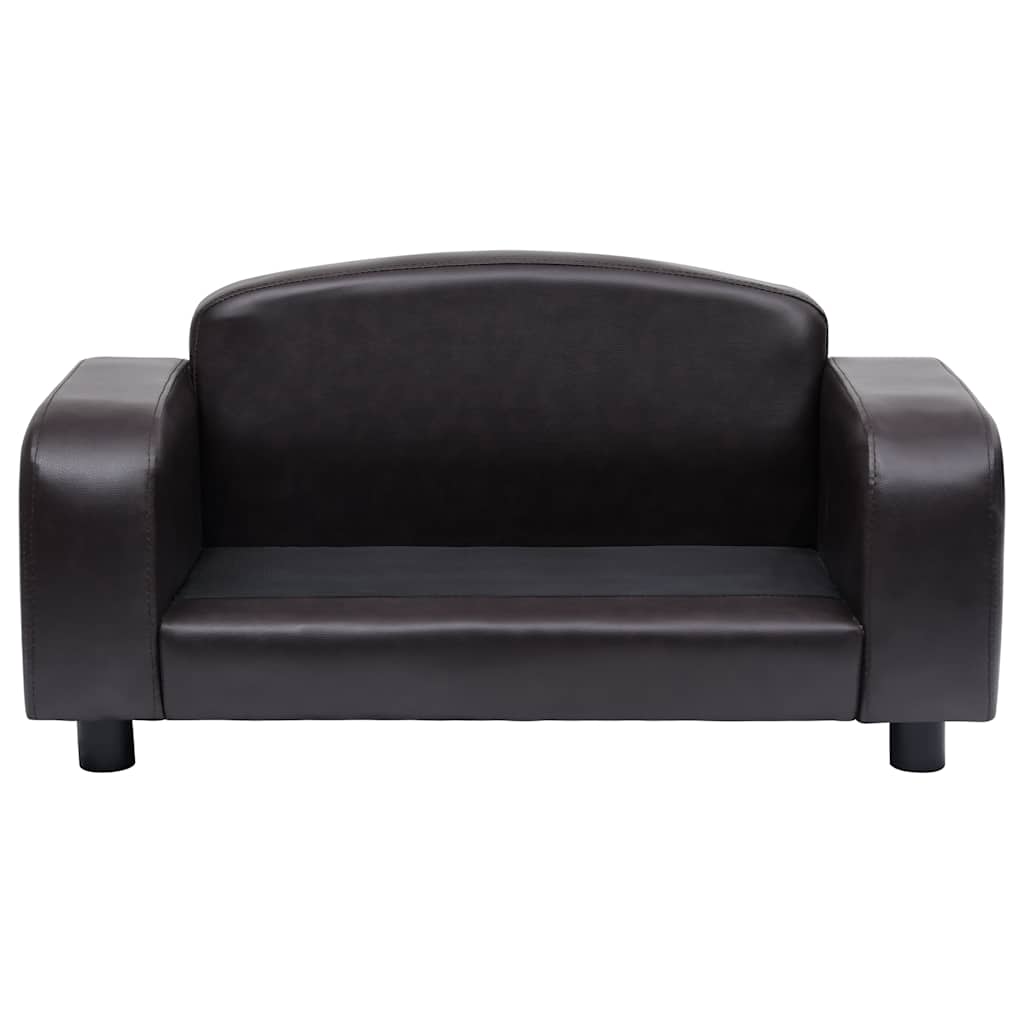 Hundesofa Grau 80x50x40 cm Kunstleder