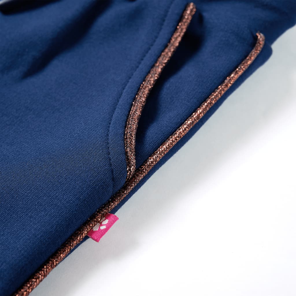 Kinderhose mit Kordelzug Marineblau 92