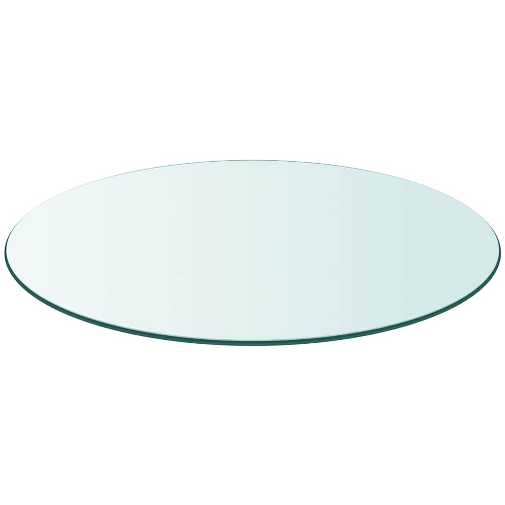 Tischplatte aus gehärtetem Glas quadratisch 700x700 mm