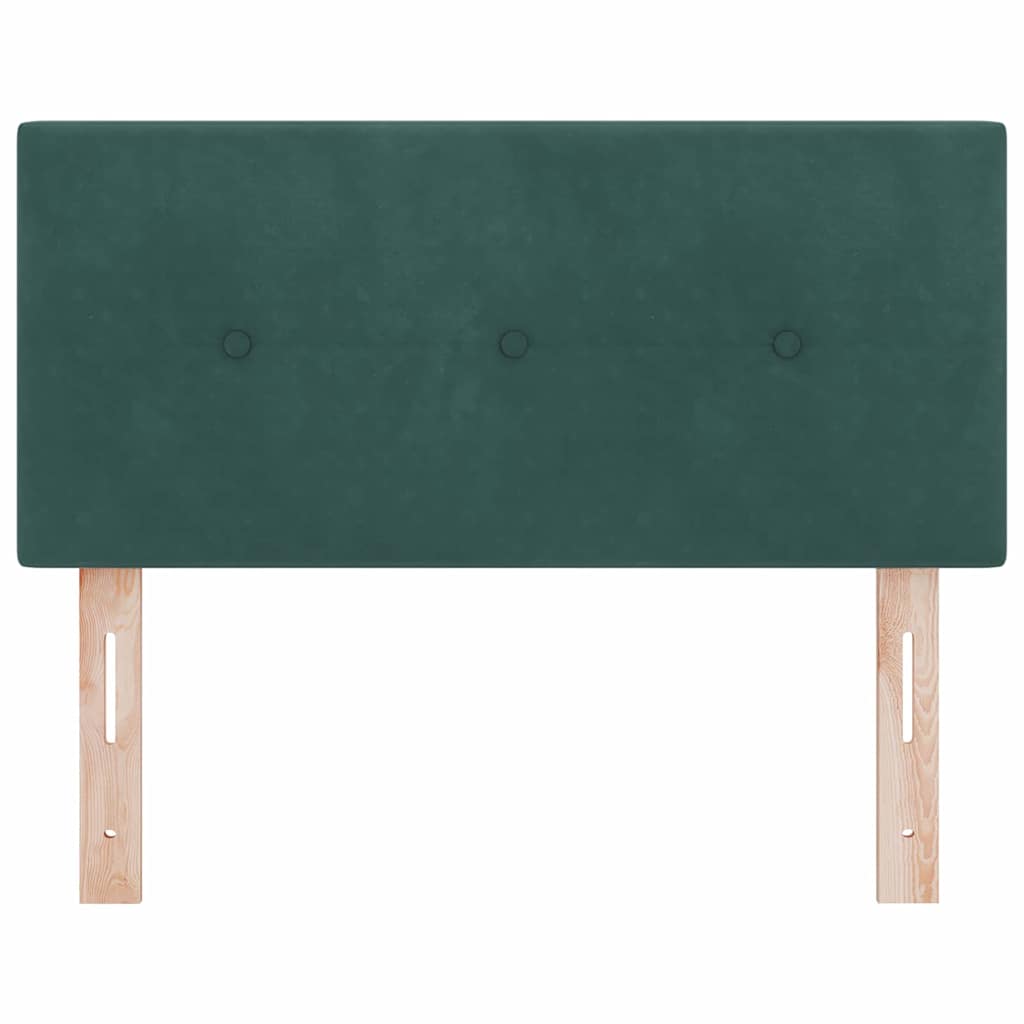 Kopfteil Hellgrau 80 cm Samt