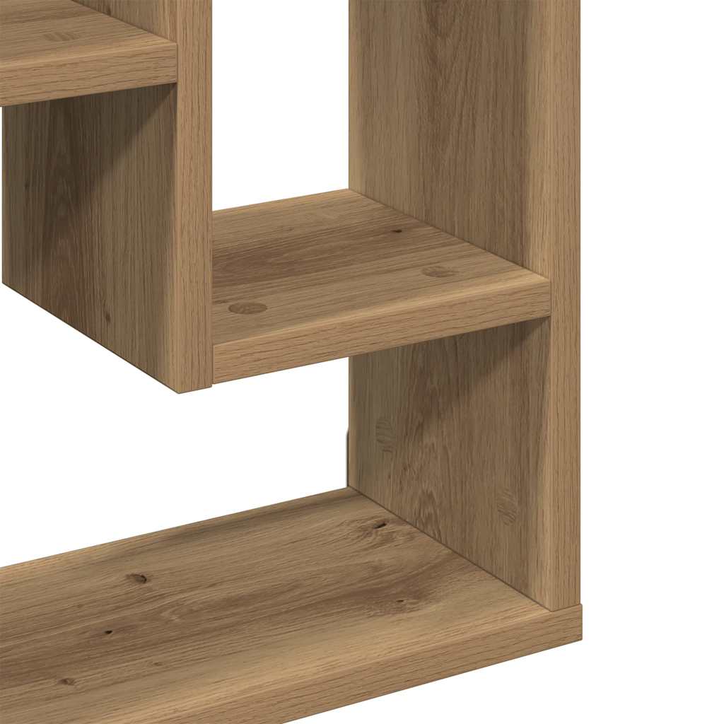 Wandregal Weiß 36x16x90 cm Holzwerkstoff