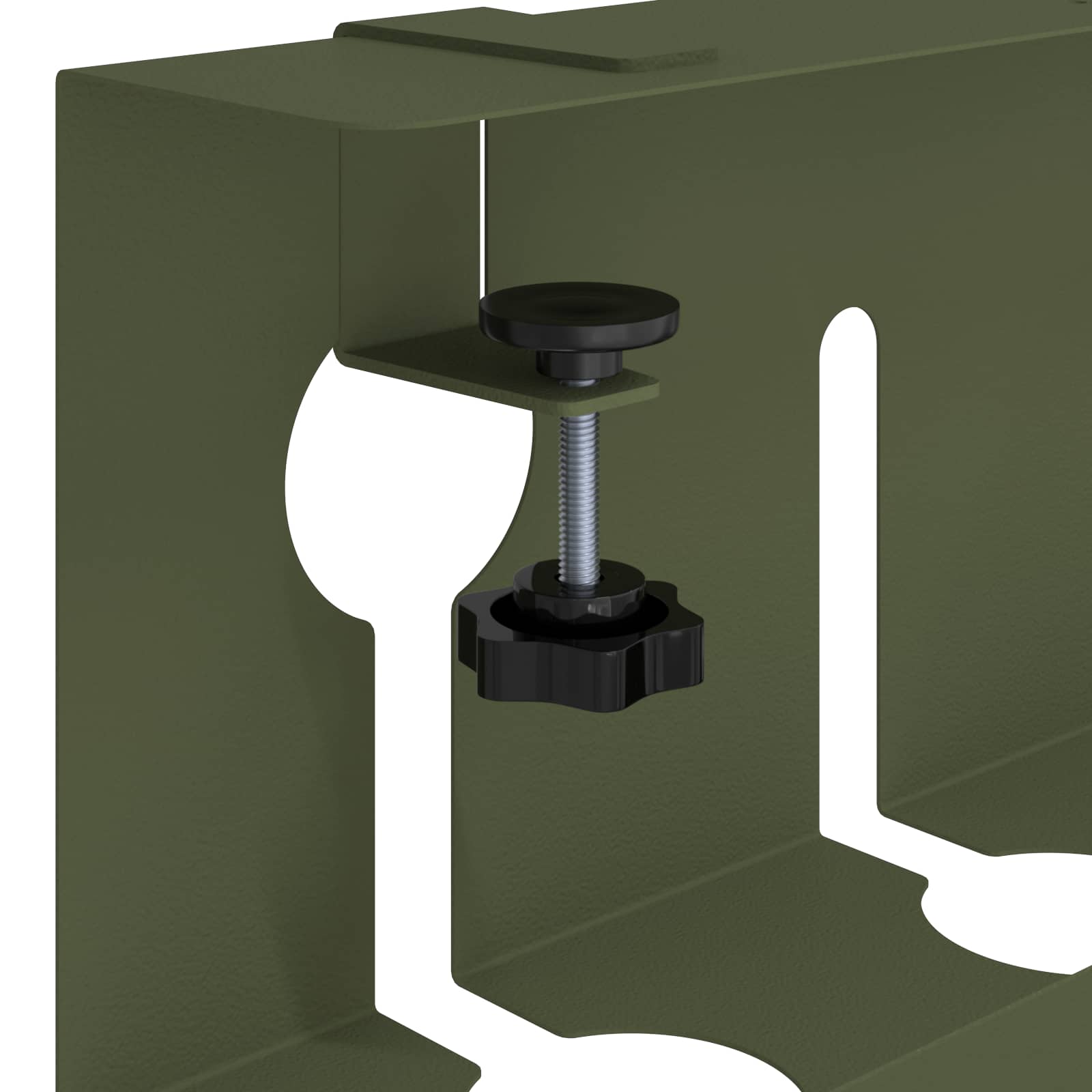 Unter dem Schreibtisch Kabelmanagement Tray 2 Stk. Anthrazit