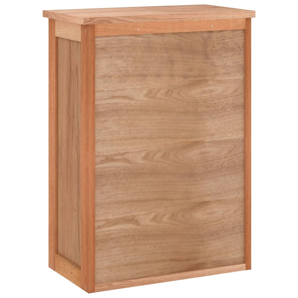 Badschrank 42x29x82 cm Massivholz Nussbaum