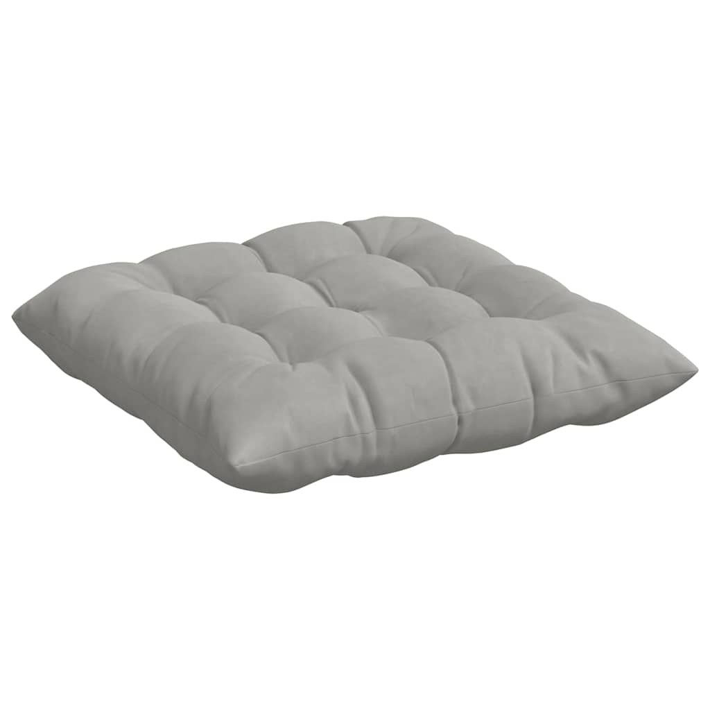Sitzkissen 4 Stück Taupe 40 x 40 x 6 cm Mikrofaser
