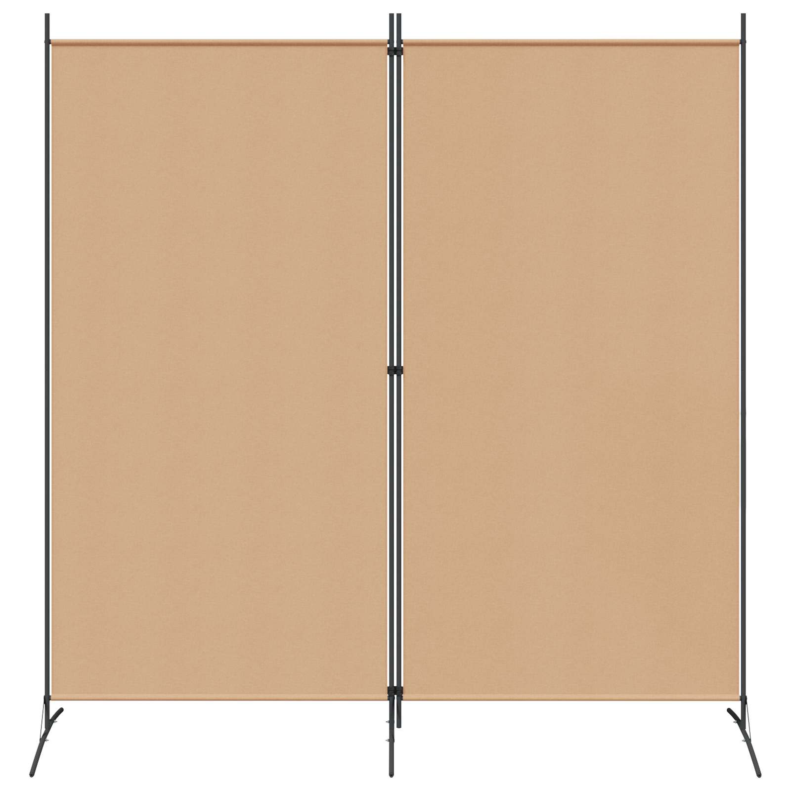 3-tlg. Raumteiler Weiß 260x180 cm Stoff