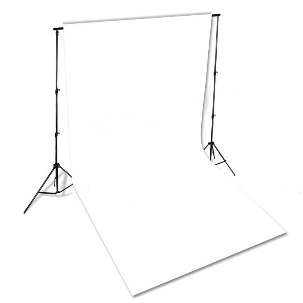 Fotostudio-Set mit Lampen-Set und Hintergrund