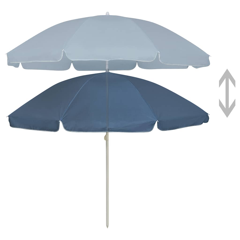 Sonnenschirm mit Stahlmast Sandfarbe 180 cm