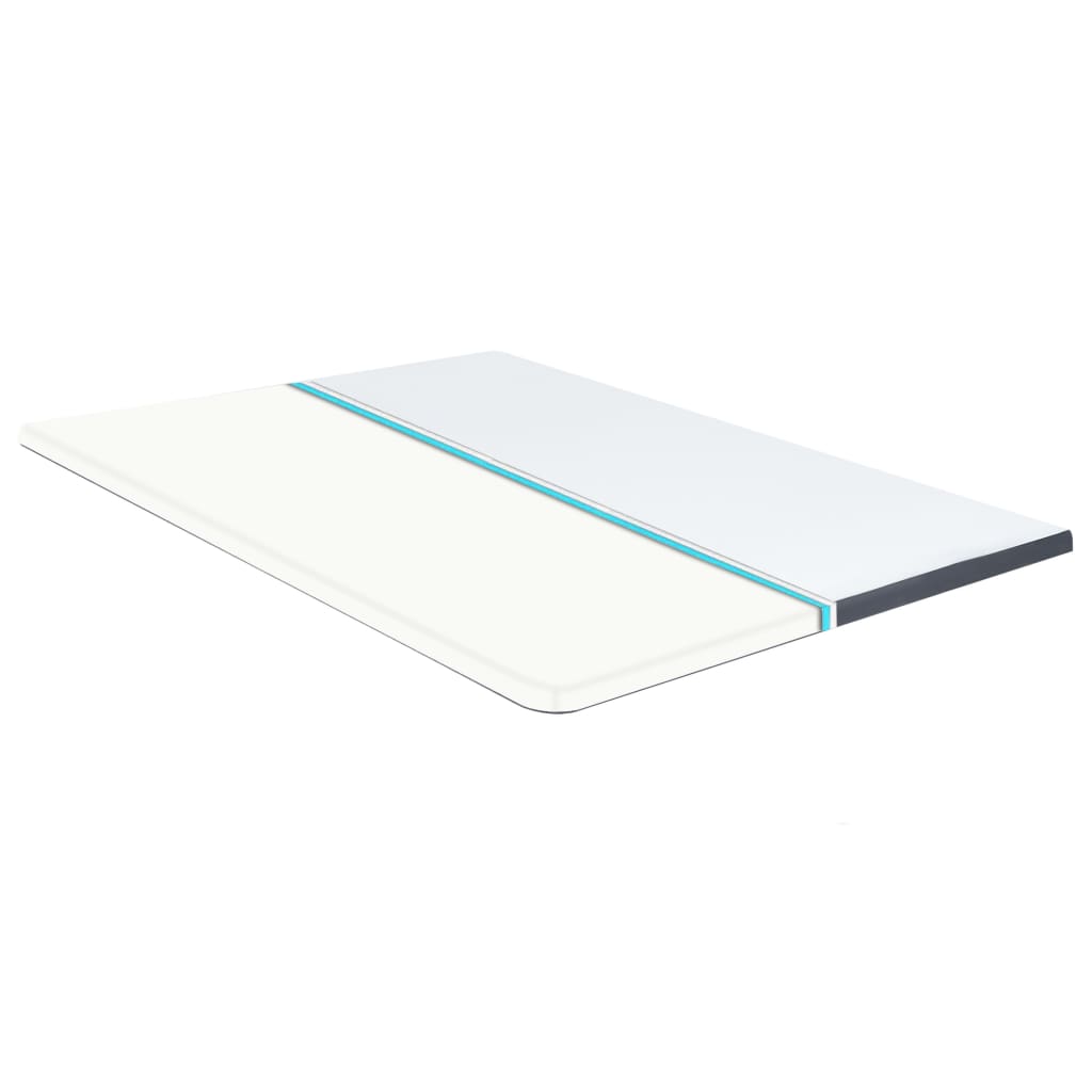 Boxspringbett-Matratzenauflage 200 x 120 x 5 cm Mittelweich