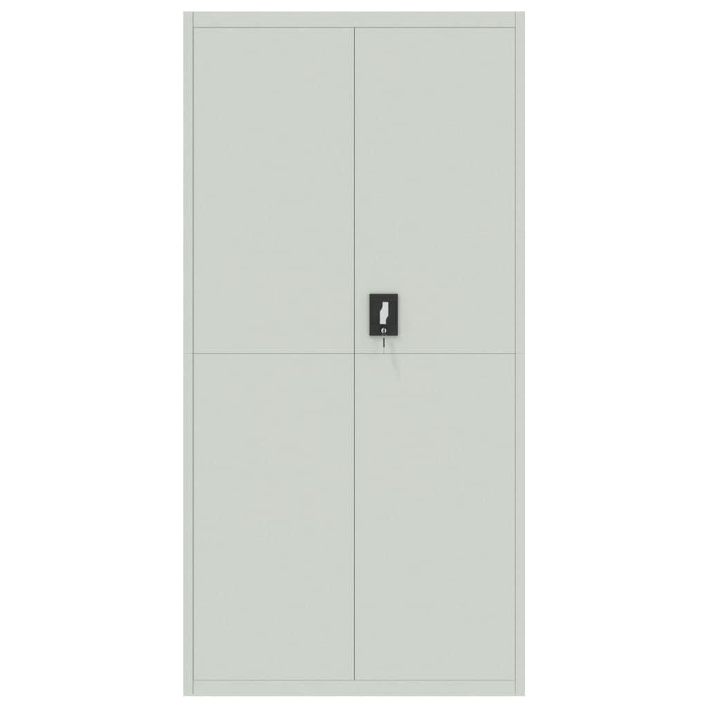 Aktenschrank Weiß 90x40x110 cm Stahl