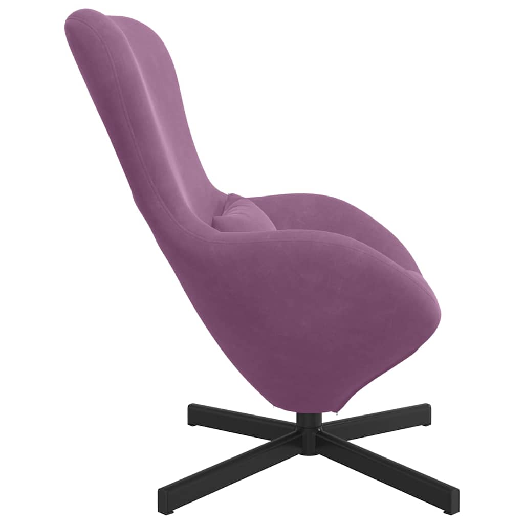 Eiersessel Blau 63 x 73 x 90 cm Samt