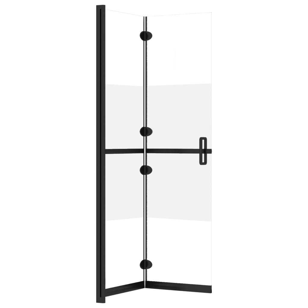 Faltbare begehbare Duschwand Transparentes ESG Glas 70x190 cm