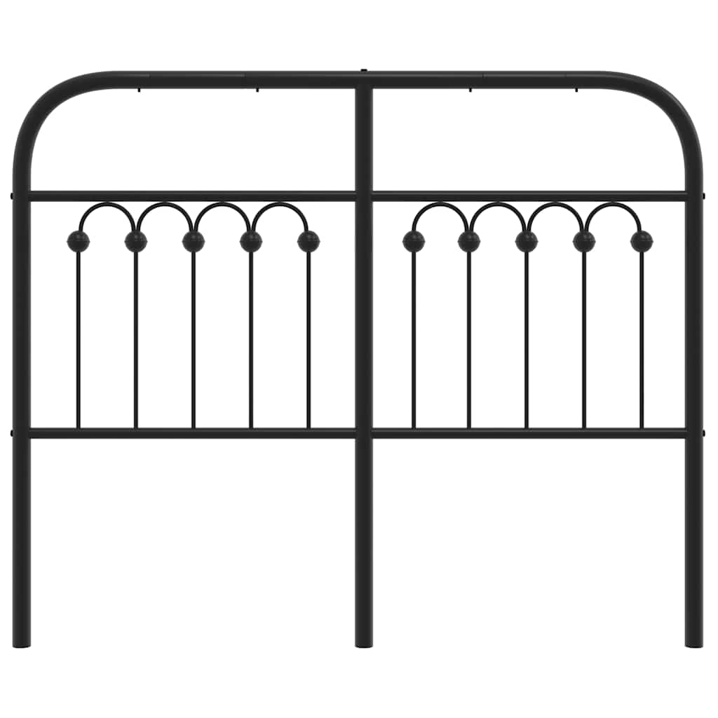 Ersatz-Kopfteil Metall Schwarz 75 cm