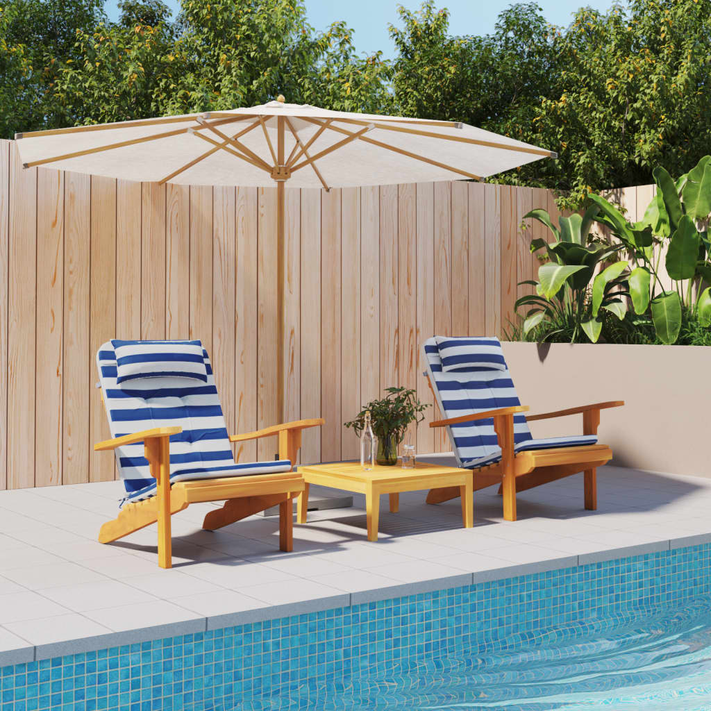Adirondack-Auflagen 2 Stk. Hellblau Oxford-Gewebe