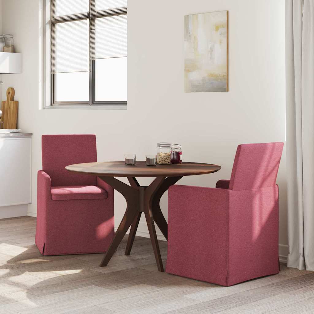 Esszimmerstühle 2 pcs Hellgrau 57 x 67 x 95 cm Stoff