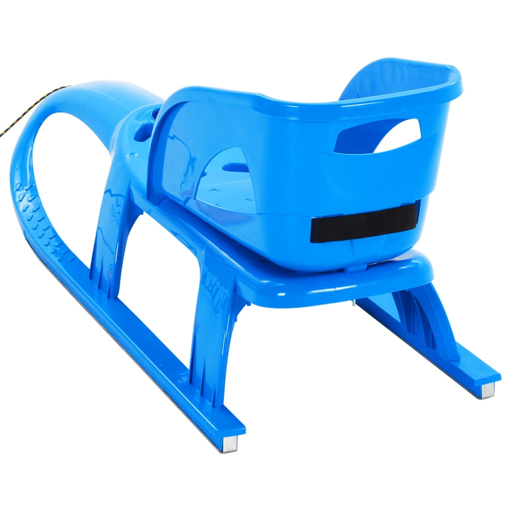 Schlitten für Kinder Blau 102,5x40x23 cm Polypropylen