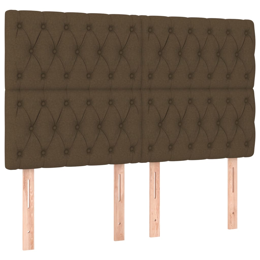 Kopfteil Hellgrau 80x7x118/128 cm Stoff