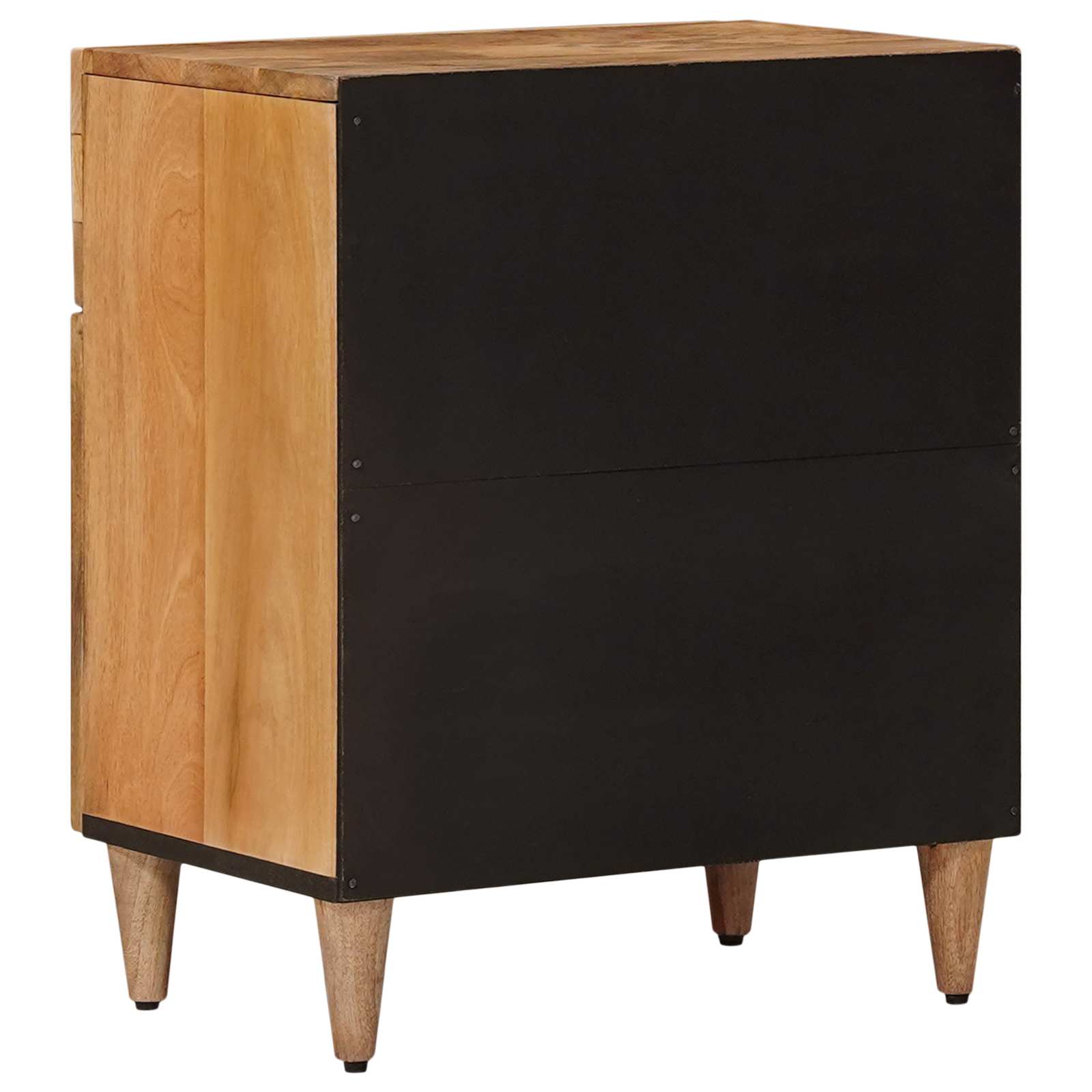 Nachttisch Braun 50 x 33 x 60 cm Massivholz Mango