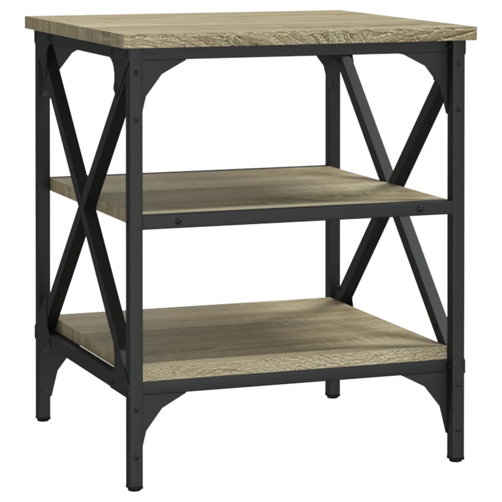 Beistelltisch Schwarz 40x42x50 cm Holzwerkstoff