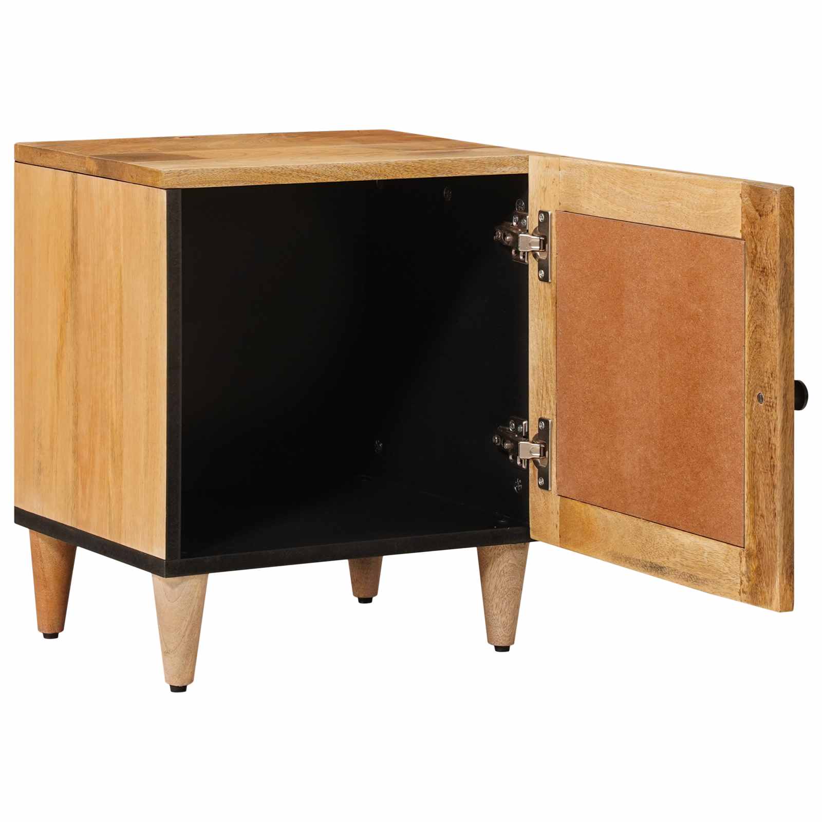 Nachttisch Braun 40 x 33 x 46 cm Massivholz Mango