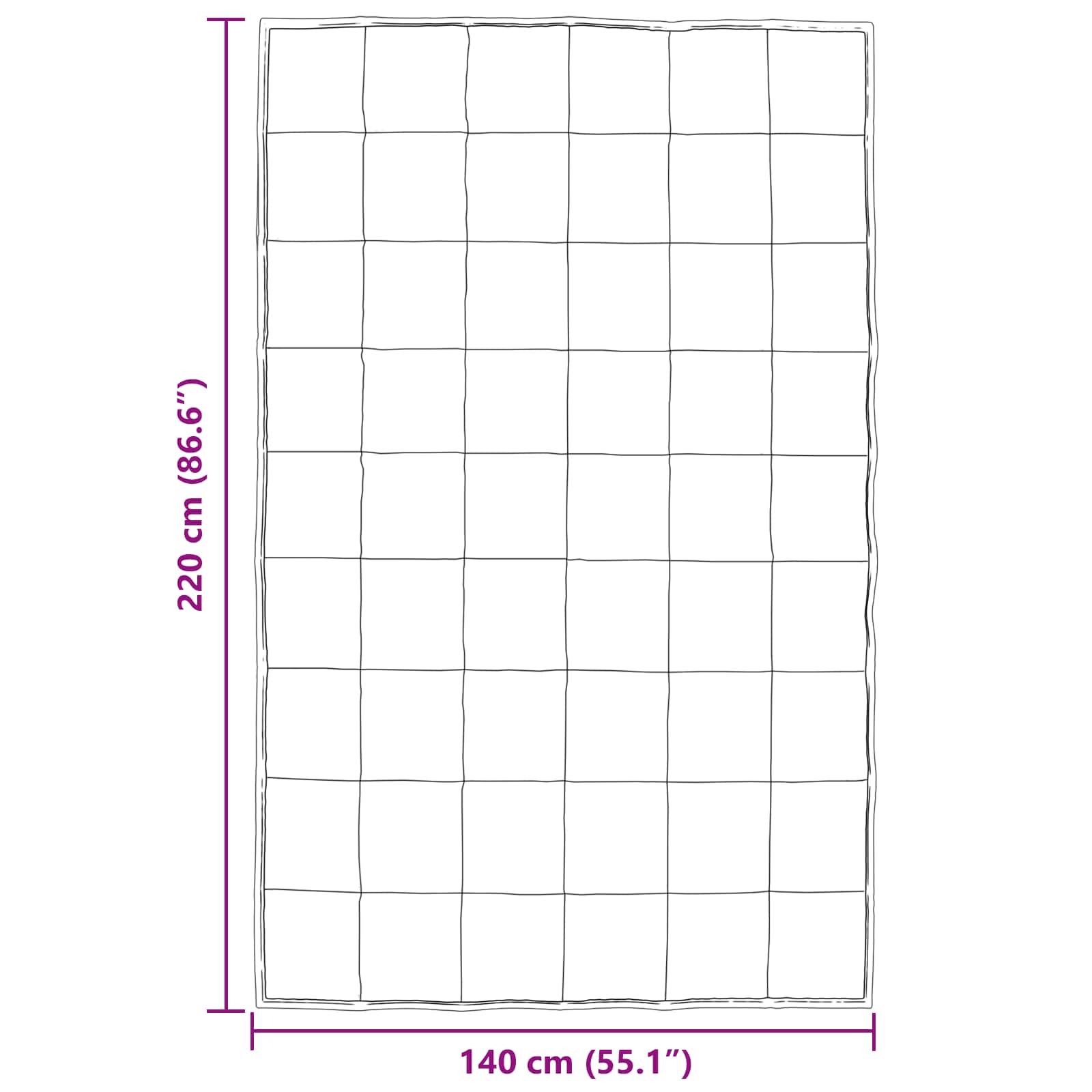 Winterbettdecke Gold 135 x 200 cm Satin und Mikrofaser