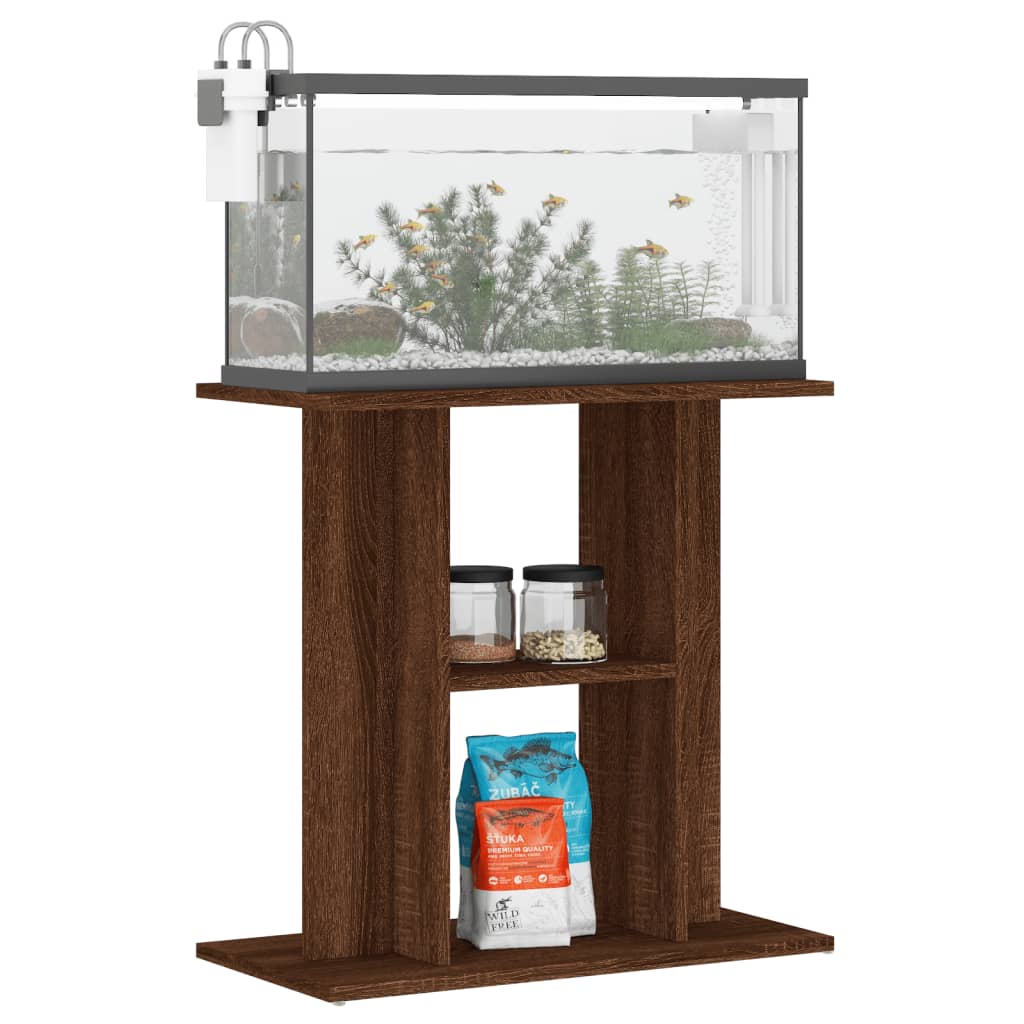 Aquariumständer Weiß 60x30x60 cm Holzwerkstoff