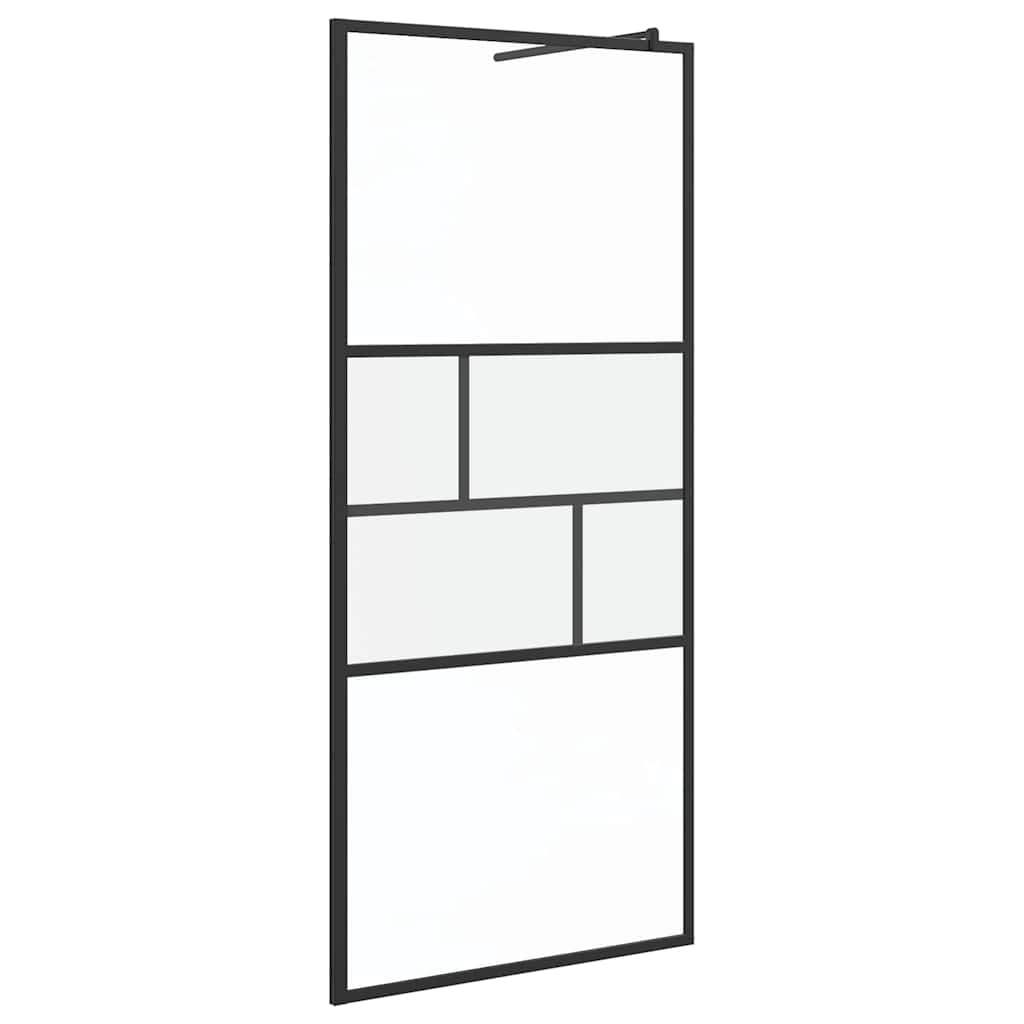 Duschwand für Begehbare Dusche mit Klarem ESG-Glas 80x195 cm