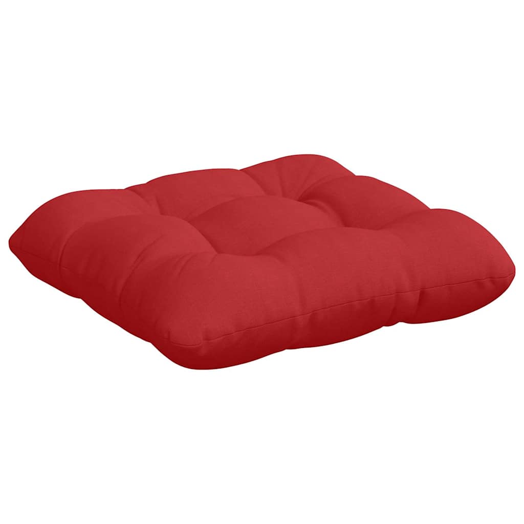 Sitzkissen 4 pcs Hellgrau 40 x 40 x 12 cm Stoff