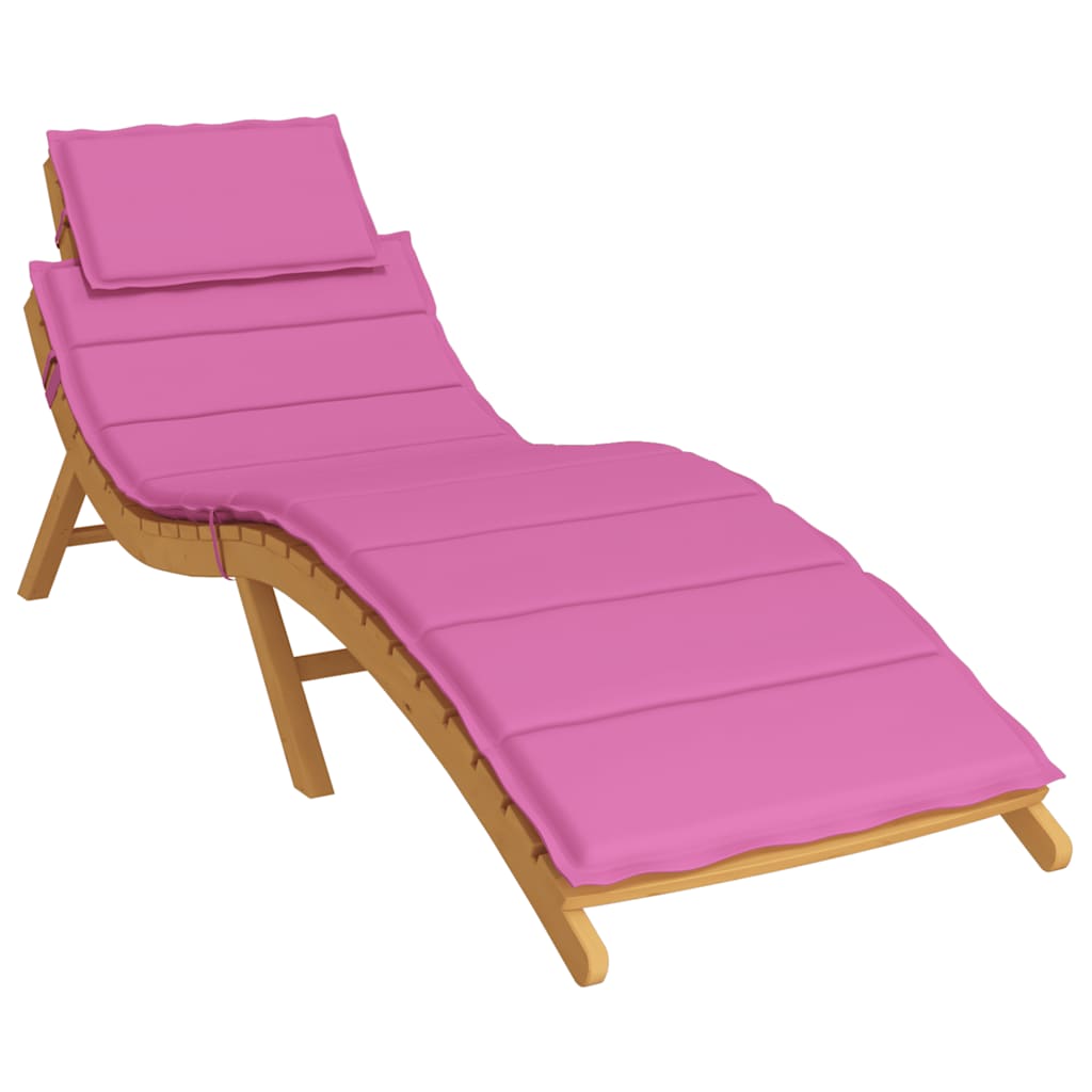 Sonnenliegen-Auflage Grau 186x58x4 cm Oxford-Gewebe