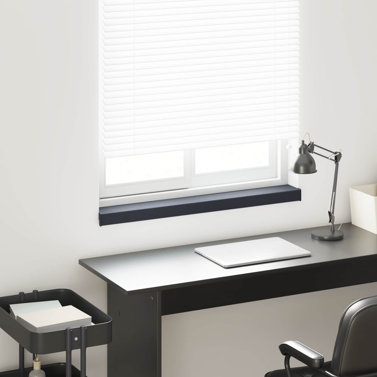 Fensterbank Weiß 60 x 10 x 4,5 cm PVC
