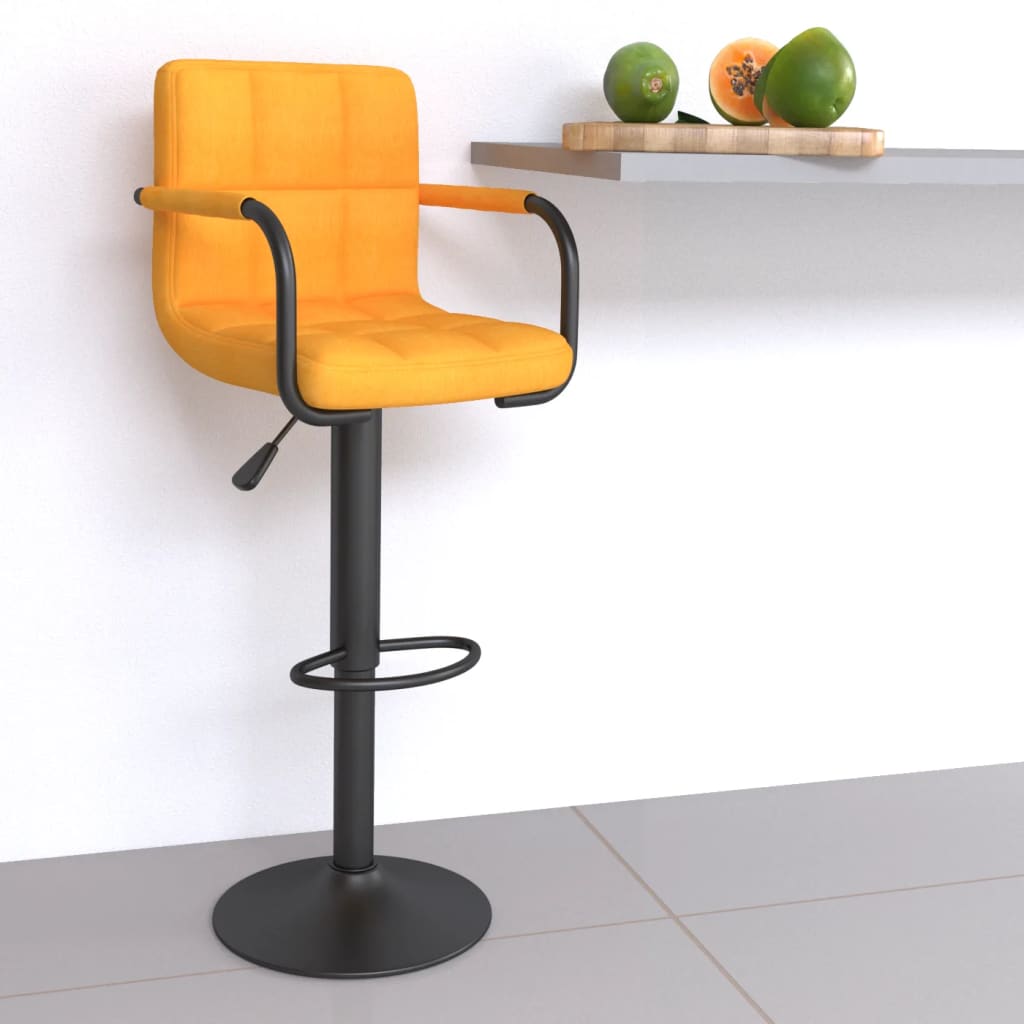 Barhocker Blau Stoff