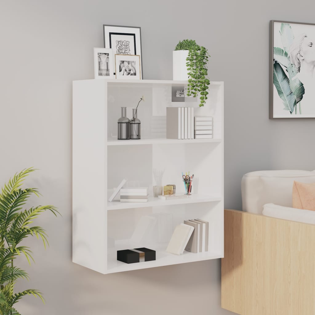 Hängeschrank Weiß 69,5x32,5x90 cm