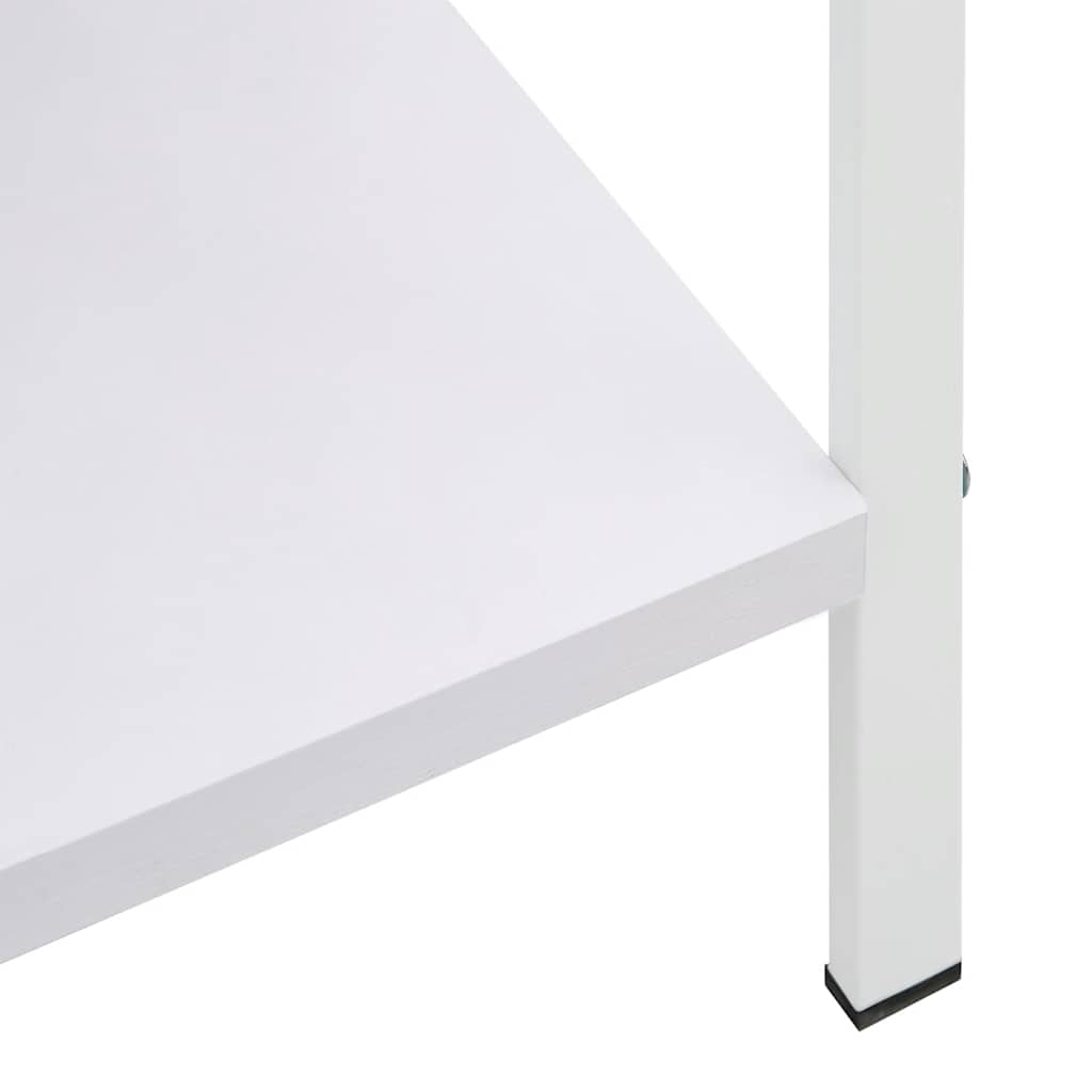 Bücherregal 3 Regalböden Schwarz 60×27,6×90,5 cm Holzwerkstoff