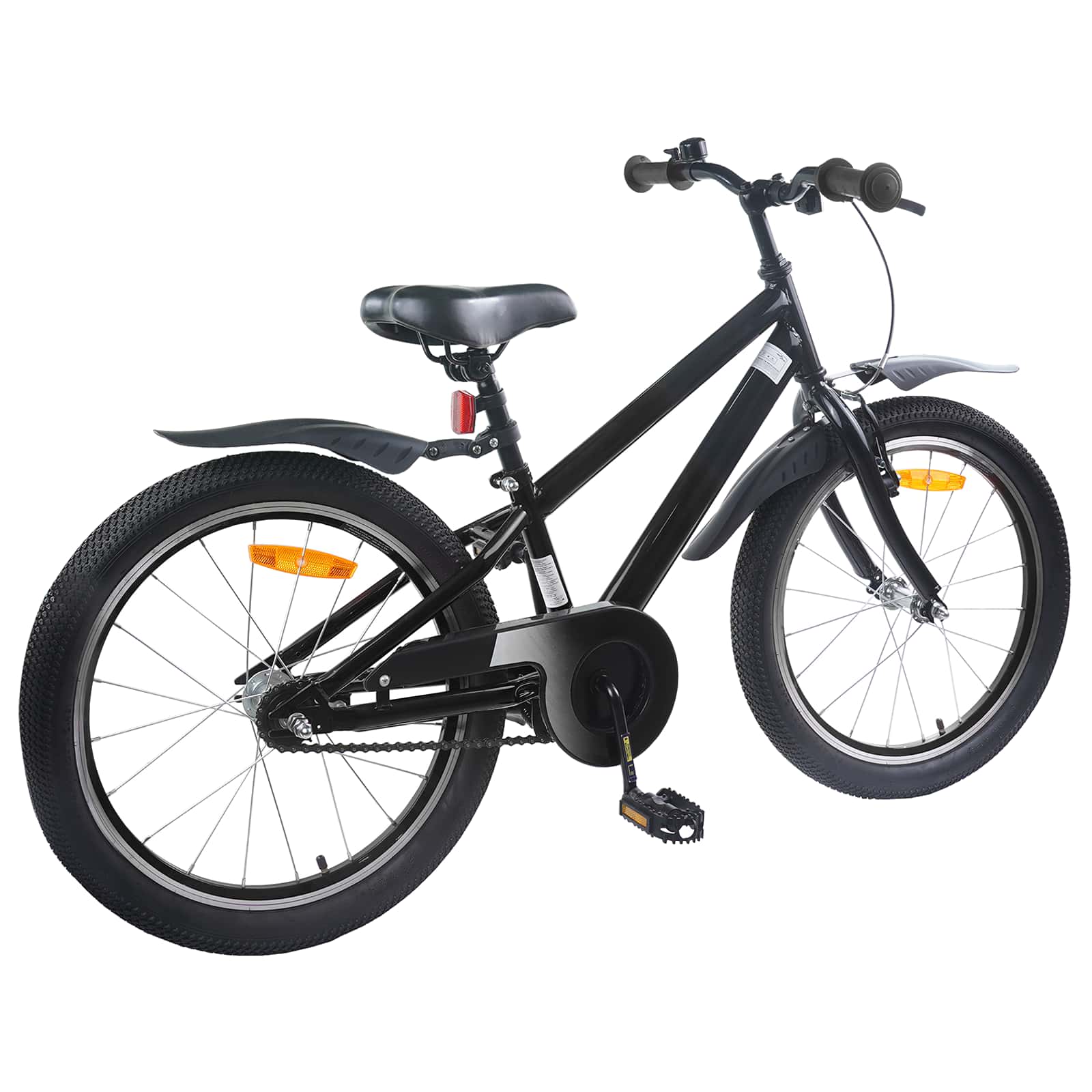 Kinderfahrrad 16 Zoll für 4-6 Jahre alt Grün Schwarz