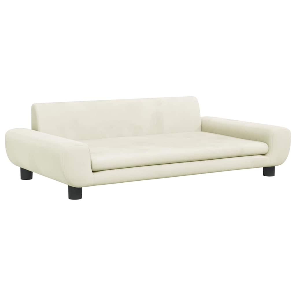 Kindersofa Blau 100x54x33 cm Samt