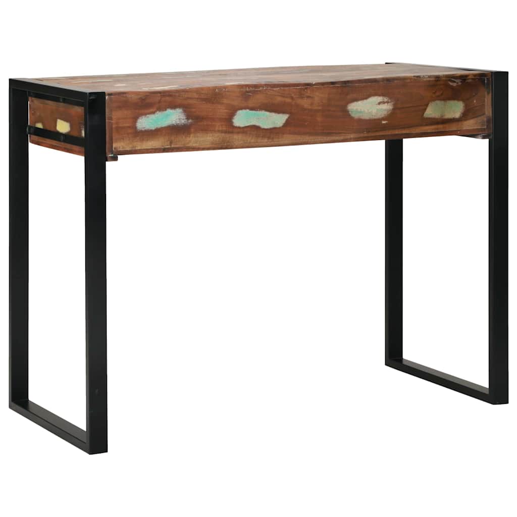 Schminktisch mit Regal Braun 100 x 50 x 75 cm Massivholz Mango