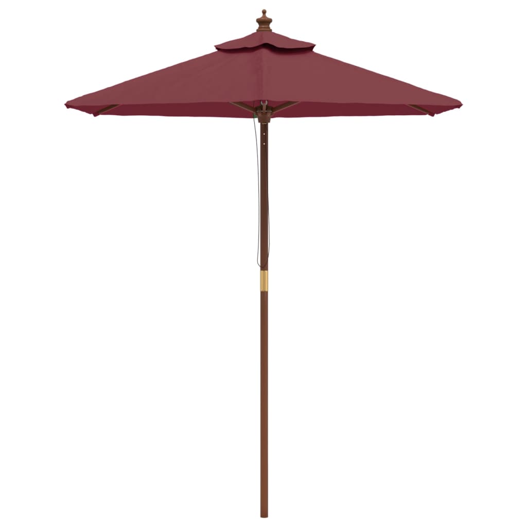 Sonnenschirm mit Holzmast Sandfarben 196x231 cm