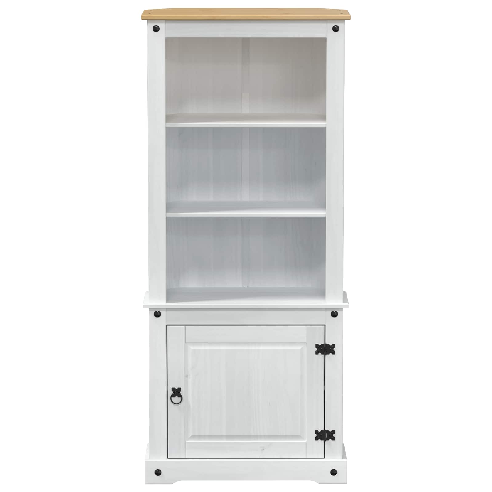 Highboard Corona 74x38x170 cm Massivholz Kiefer