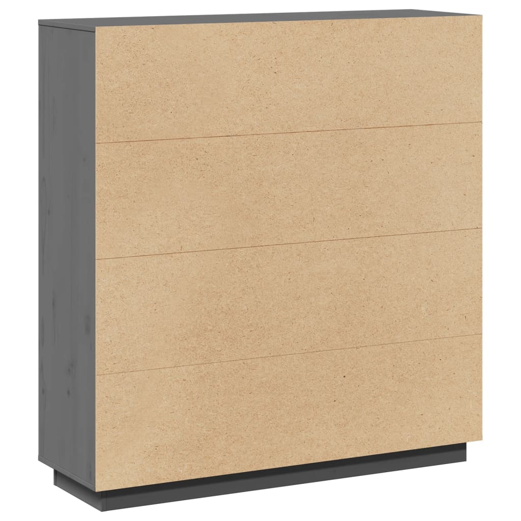 Highboard 110,5x35x117 cm Massivholz Kiefer