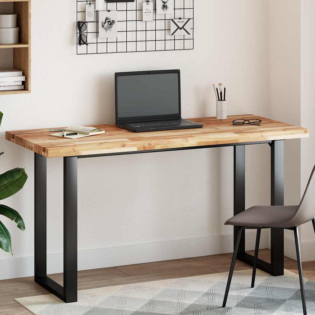 Tischplatte Rechteckig 60x50x2 cm Massivholz Akazie