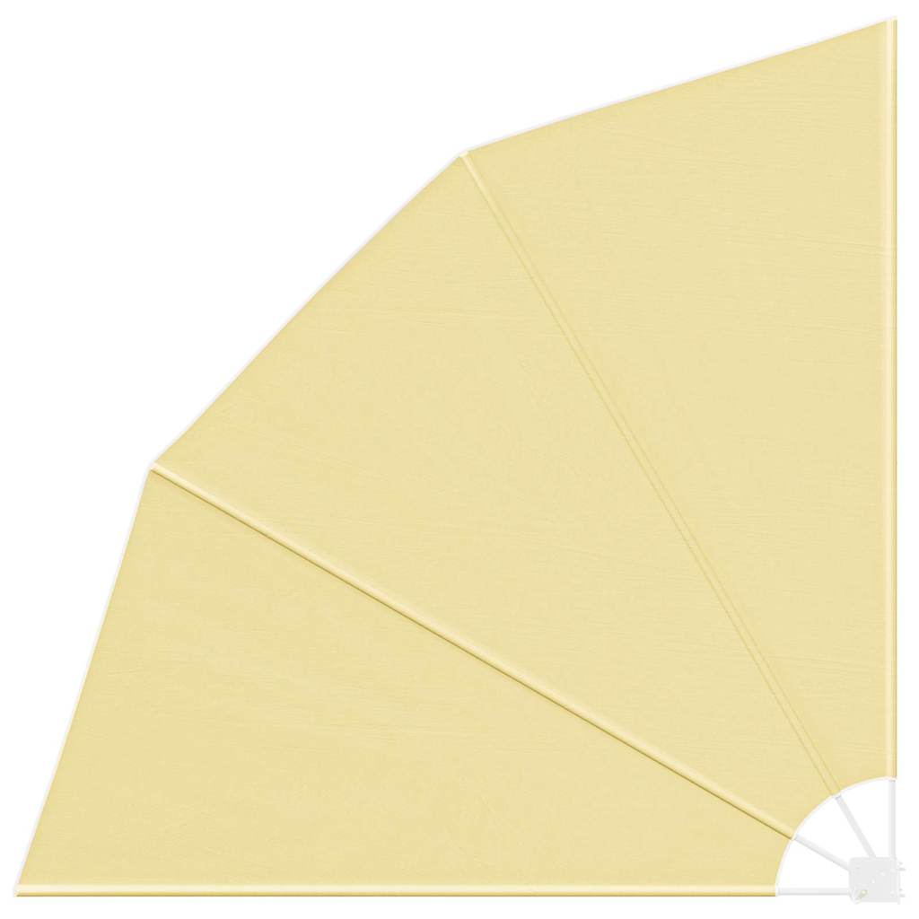 Faltbarer Balkonfächer Grau 210×210 cm