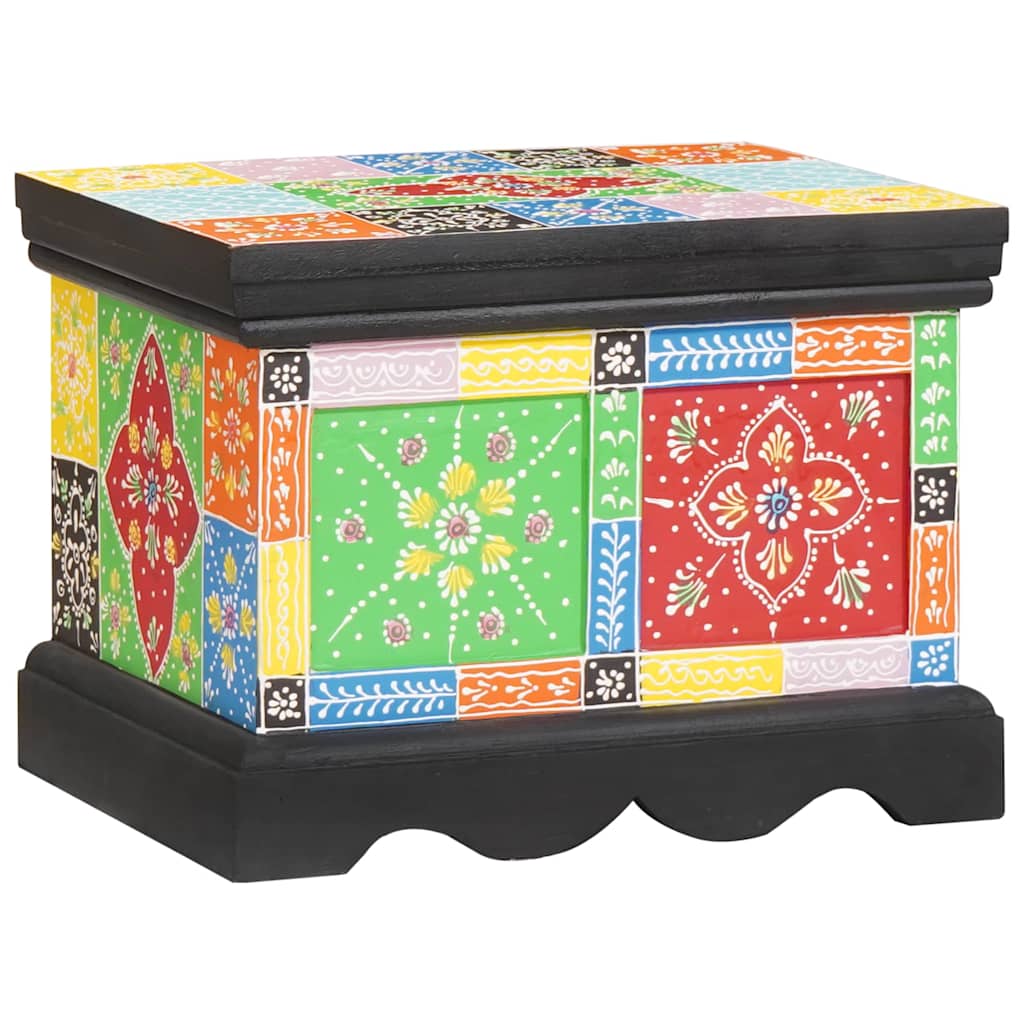 Aufbewahrungsbox Mehrfarbig 60 x 40 x 40 cm Massivholz Mango